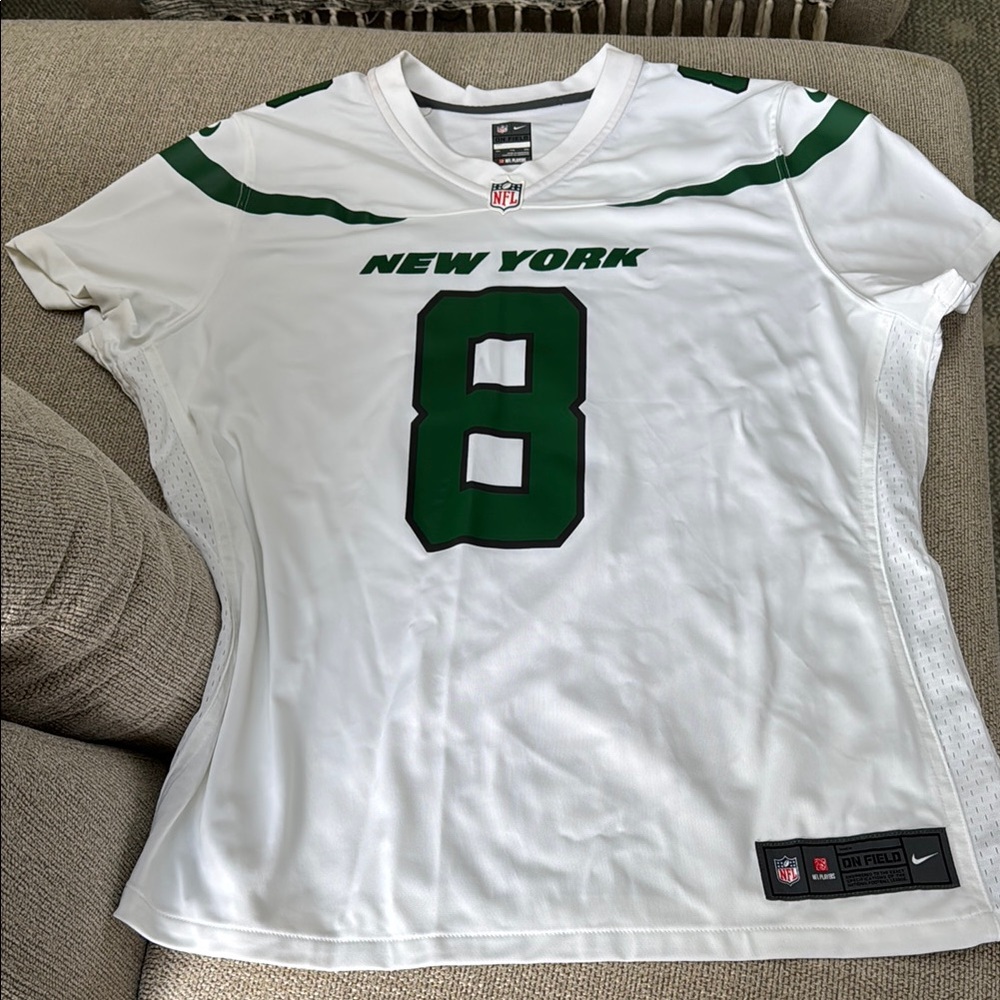 White and Green Rodgers Jersey